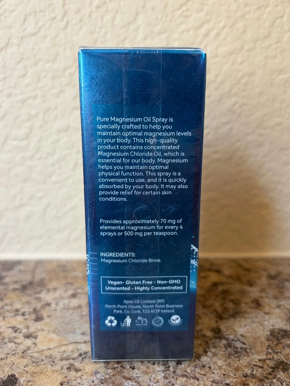 Pure Magnesium Oil Spray - 60ml - Blue